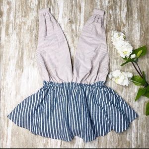 Free people peplum tank